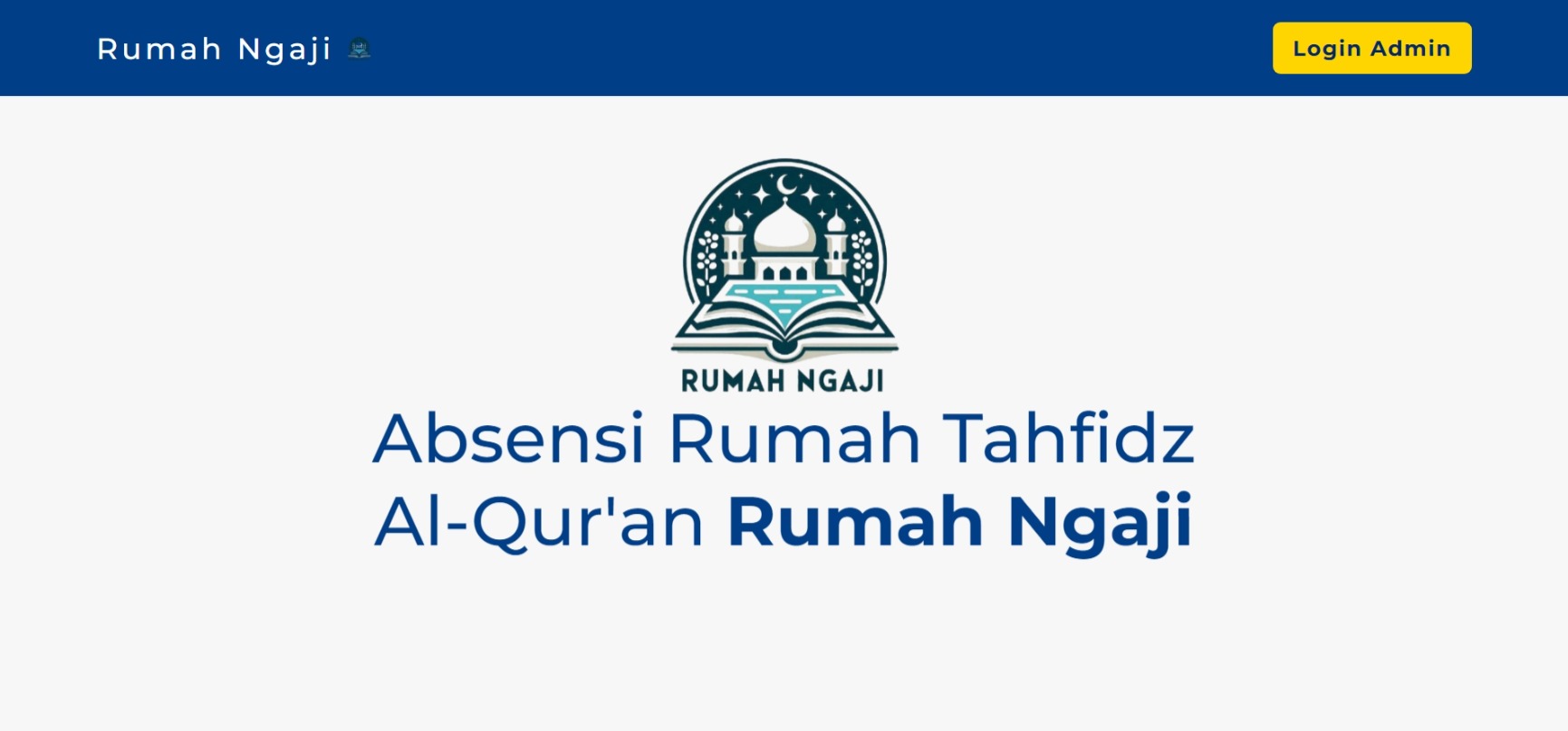 Absensi QR Code – RumahNgaji